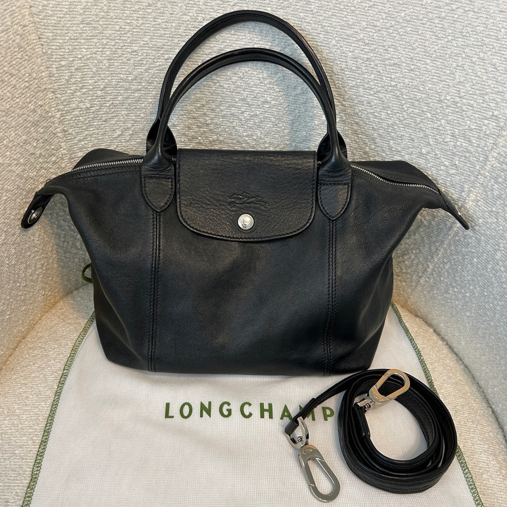 Longchamp Le Pliage Leather Bag